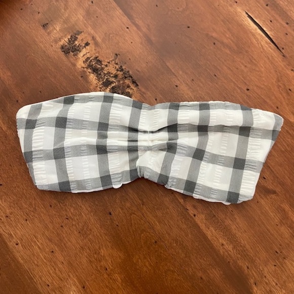 Top Secret Gray Check Bandeau‎ - Picture 1 of 4